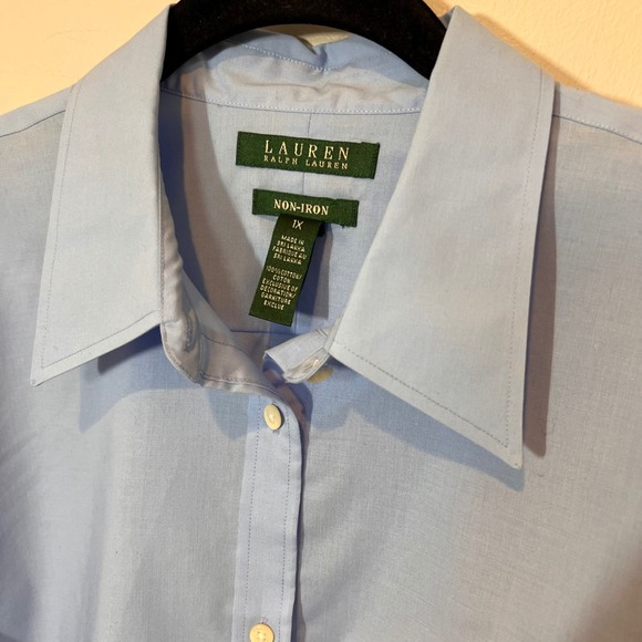 Lauren Ralph Lauren Womens Non-Iron Long Sleeved Collared Shirt Professional 1X - Picture 3 of 14
